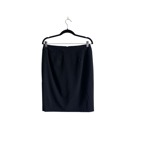 Calvin Klein Black Pencil Straight Stretch Skirt Size 6 - Picture 2 of 8